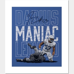 Darius Leonard Indianapolis The Maniac Posters and Art